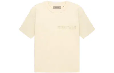 Essentials Fear Of God  Fw22 Tee 'egg Shell' In White