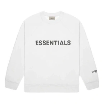 Essentials Fear Of God  Ss20 Crewneck Sweatshirt 'white' In White