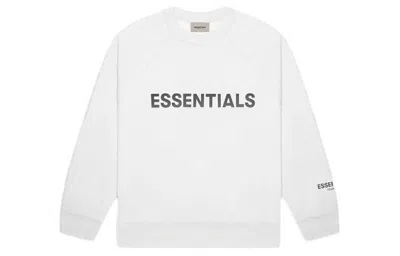 Essentials Fear Of God  Ss20 Crewneck Sweatshirt 'white' In White