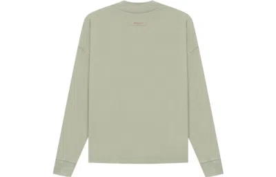 Essentials Fear Of God  Ss22 Long Sleeve Tee 'seafoam' In Green