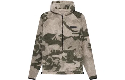 Essentials Camouflage Fleece Jacket In Multi