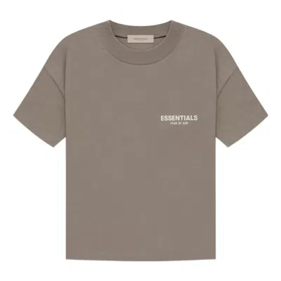 Essentials Fear Of God  Ss22 Tee 'desert Taupe' In Brown