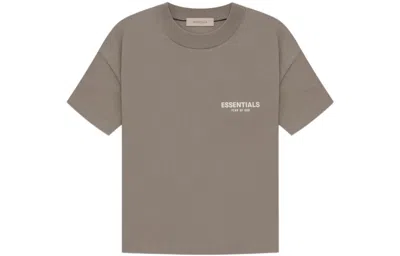 Essentials Fear Of God  Ss22 Tee 'desert Taupe' In Brown