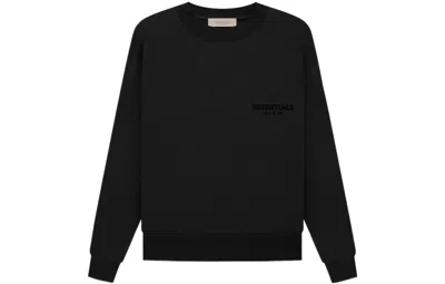 Essentials Fear Of God  Ss22 Long Sleeve Tee 'stretch Limo' In Black