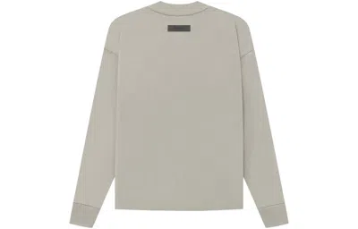 Essentials Fear Of God  Ss23  Ls Tee 'seal' In Gray
