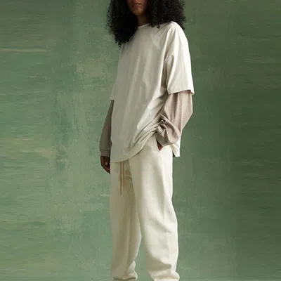 Essentials Fear Of God  Fw23 Tee 'cloud Dancer' In White