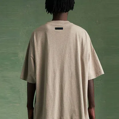 Essentials Fear Of God  Fw23 Tee 'core Heather' In Neutral
