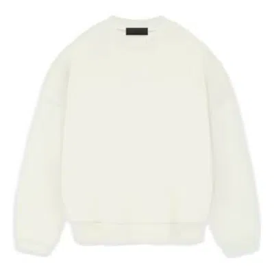 Essentials Fear Of God  Fw23 Crewneck 'cloud Dancer' In White