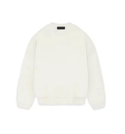 Essentials Fear Of God  Fw23 Crewneck 'cloud Dancer' In White