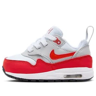 Nike (td) Air Max 1 Easyon 'white University Red' In White