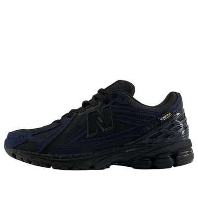 New Balance Mens Triple Black 1906 Brand-patch Leather And Mesh Low-top Trainers