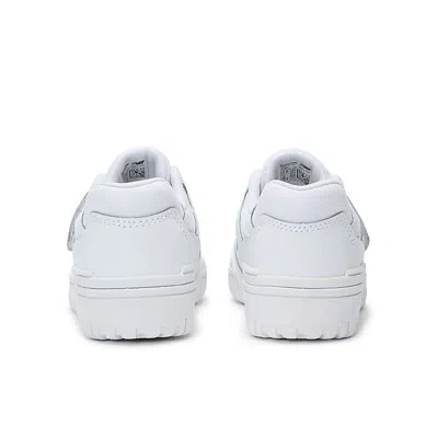 New Balance (ps)  Nb 550 Bungee Lace With Top Strap 'triple White' In Multi
