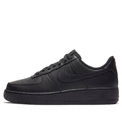 Nike Air Force 1 Low Retro Premium Leather In Black