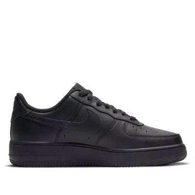 Nike Air Force 1 Low Retro Premium Leather In Black