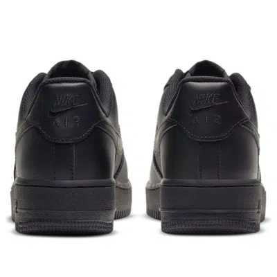 Nike Air Force 1 Low Retro Premium Leather In Black
