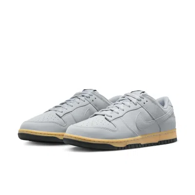 Nike Gray Dunk Low Retro Se Sneakers In Wolf Grey/game Yellow/wolf Grey