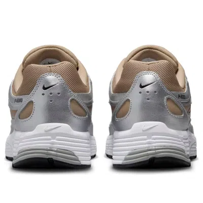Nike P-6000 Sneakers In Khaki And Silver-green In Silver