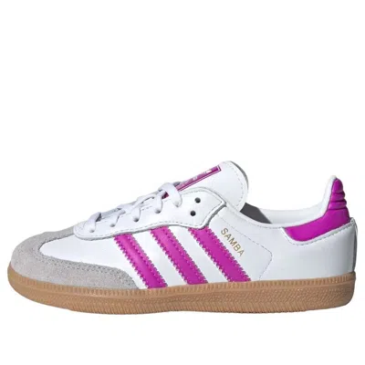 Adidas Originals (ps) Adidas Samba Og 'cloud White Purple Burst'