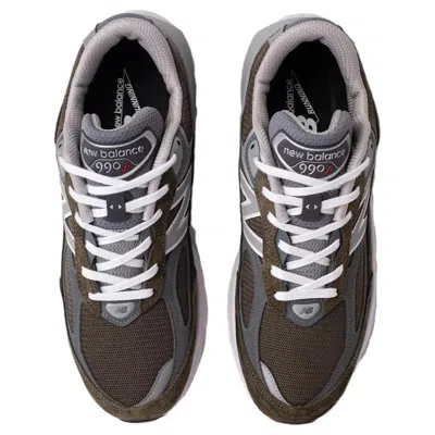 New Balance Low Made In Usa 990v6 Olive Green Trainer