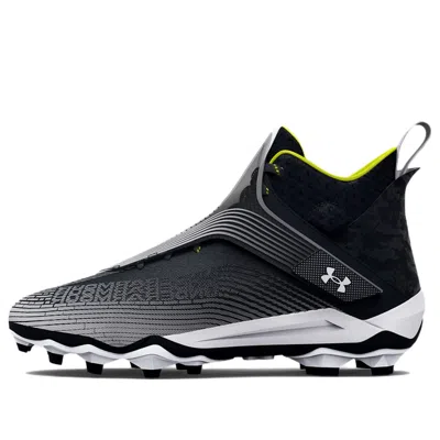 Under Armour Hammer 2.0 Mc 3027306-001 Black White Football Cleat Uwu2 In Black