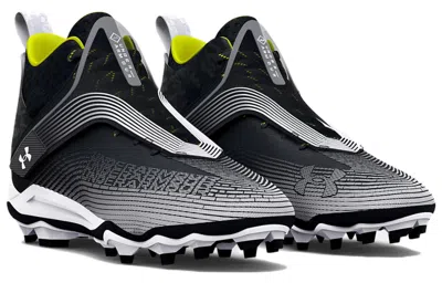 Under Armour Hammer 2.0 Mc 3027306-001 Black White Football Cleat Uwu2 In Black