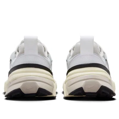 Nike V2k Run Rubber And Metallic Leather-trimmed Mesh Sneakers In White