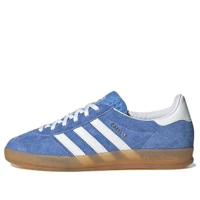 Adidas Originals Gazelle Indoor Sneakers In Cyan Suede In Multi