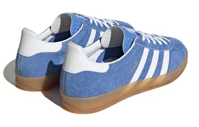 Adidas Originals Gazelle Indoor Sneakers In Cyan Suede In Multi