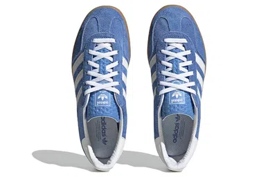 Adidas Originals Gazelle Indoor Sneakers In Cyan Suede In Multi