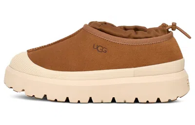 Ugg Mens Mens Tasman Weather Suede Mules In Brown