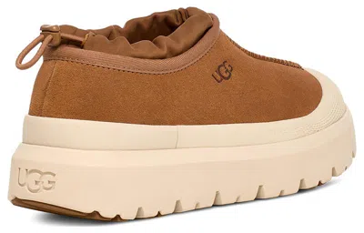 Ugg Mens Mens Tasman Weather Suede Mules In Brown