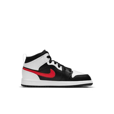 Air Jordan (ps)  1 Mid 'chile Red' In Black