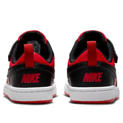 Nike (ps)  Court Borough Low Recraft 'university Red Black'