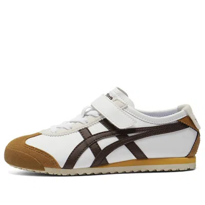 Onitsuka Tiger (ps)  Mexico 66 'white Licorice Brown' In Multi