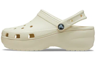 Crocs Off-white Classic Platform Clogs