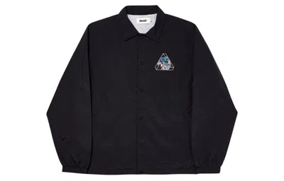 Palace Triangle Pattern Logo Lapel Jacket Unisex Black