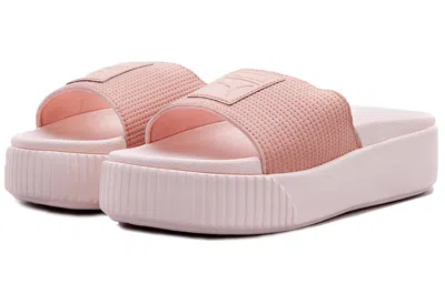 Puma (wmns)  Platform Slide Ep 'peach Beige' In Pink