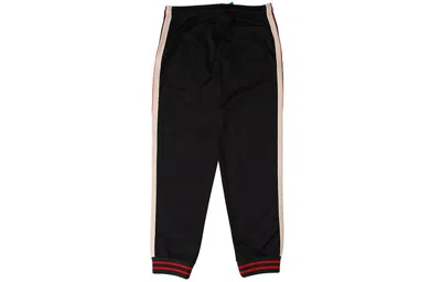 Gucci Classic High-tech Knit Colorblock Casual Bundle Feet Sports Long Pants Black