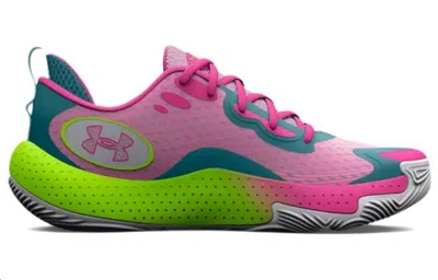 Under Armour Spawn 5 'white Lime Pink' In Multi