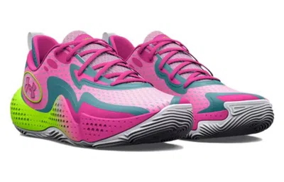 Under Armour Spawn 5 'white Lime Pink' In Multi