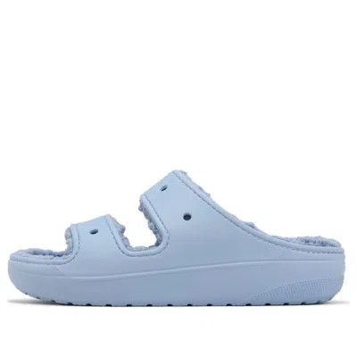 Crocs Classic Cozzzy Sandal In Blue