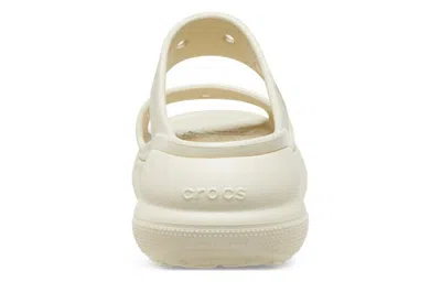Crocs Beige Classic Crush Platform Sandals
