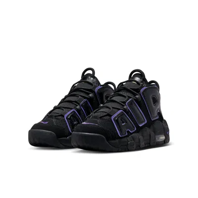 Nike (gs)  Air More Uptempo 'black Action Grape'