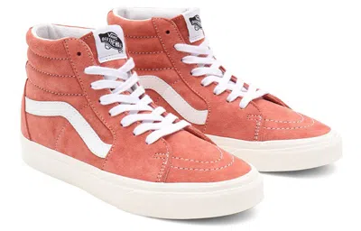 Vans Sk8 High Top Sneakers Color Theory Auburn In Orange