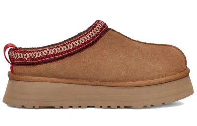 Ugg Platform Slip-on Shoes With Decorative Braided Trim In Brown