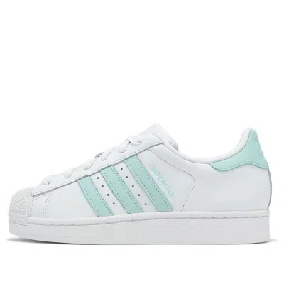 Adidas Originals Superstar Ii Striped Sneakers In White