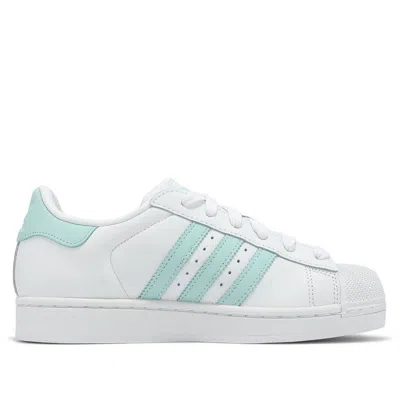 Adidas Originals Superstar Ii Striped Sneakers In White