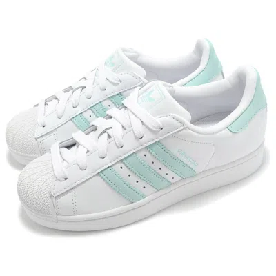 Adidas Originals Superstar Ii Striped Sneakers In White