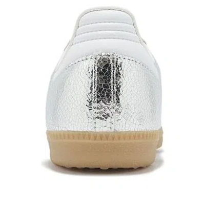 Adidas Originals Metallic Silver Samba Sneakers In Multi