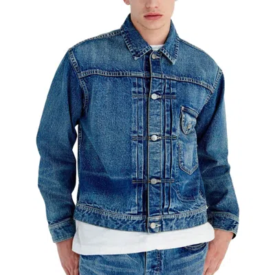 Human Made Long Sleeve Denim Jacket In Blue